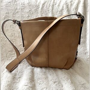 Vintage Coach Leather duffle convertible shoulder bag/crossbody